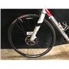 Image 2 : GREY AND RED RALEIGHT MERIT 2 16 SPEED ROAD BIKE WITH FRONT AND REAR DISC BRAKES, STANDOVER HEIGHT: