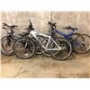 Image 1 : 5 ASSORTED PARTS ONLY/NON RIDEABLE BIKES FOR SALVAGE/REPAIR, SIZES, CONDITIONS AND QUALITY VARY,