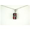 Image 1 :  Antique Style FILIGREE Pendant GARNET Diamond #838017