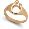 Image 1 :  14k Gold Ring MOTHER AND CHILD #838020
