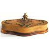 Image 1 : APOLLO Jeweled & Filigree Amber Vanity Compact #838185