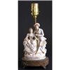 Image 1 : Courting Colonial Couple Porcelain Table Lamp 1 #838266