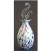Image 1 : Art Glass Perfume Bottle with Swan Stopper #838368