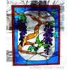 Image 1 : Hummingbird amid Wisteria Stained Glass #838406