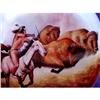 Image 1 : BUFFALO Hunt NATIVE AMERICAN Painted SNUFF #838450
