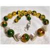 Image 1 :  Sale Unique Multicolored Amber Silver Necklace #838501