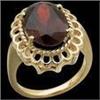 Image 1 : 14k Gold Ring  GARNET  7 CARATS!  #848537