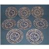 Image 1 : SET OF 8 ANTIQUE MEISSEN GERMANY BLUE ONION 8'' #848562
