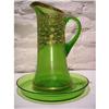 Image 1 : Venetian Green Jug with enamel #848897