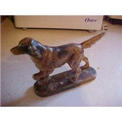 DoorStop, Dog, (Setter), iron #849218