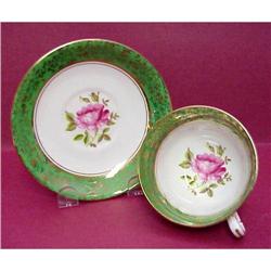 Staffordshire China Cup & Saucer  #857258