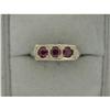 Image 1 : Antique Filigree  Ring 3 RUBY  .75 CTS!  #857393