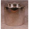 Image 1 : STERLING Tea Caddy ANTIQUE Silver Screw Top #857450