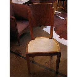 Set of Six French Art Deco Dining Chairs #866236