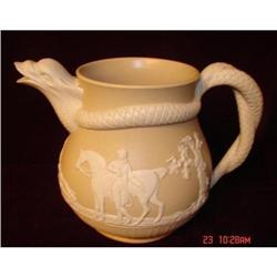 WEDGEWOOD SAND/BEIGE JASPERWARE PITCHER #866239