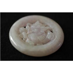 Carved chinese white jade #866327