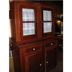 Antique Stepback Cupboard--Hoosier--1870's #866350