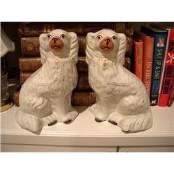 Pair Staffordshire Dogs #866375