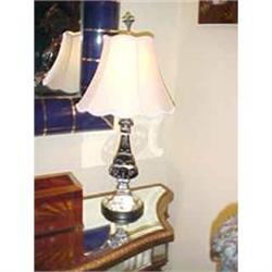 Pair of Mirrored Boudoir Lamps #866411