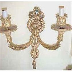 Pair of Gilt Sconces #866415