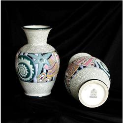 CZECH  AMPHORA  Porcelians  *  Matched Original #866488