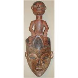 African Antique Mask, Ibibio Tribe, Very Old #866509