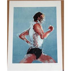 Steve Kuzma, The Jogger, Signed Lithograph #866651