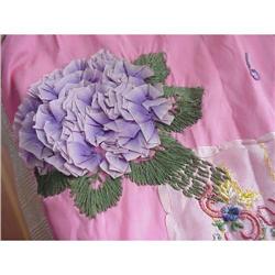 CHIC  RIBBON ROSES FRENCH CUSHION TOP #866709