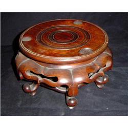 Antique Chinese Export Carved Pedestal #866794