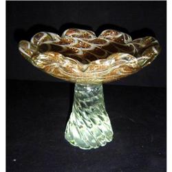 Murano Glass Footed Bowl #866895