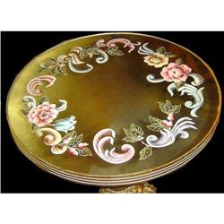 Matching Pair of Verre Eglomise Tables #866907