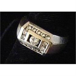 Man's Gold and Diamond Ring #866918