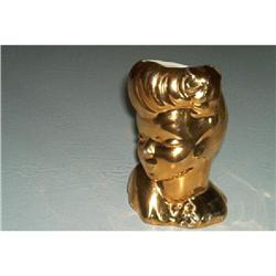 Head Vase-Gold Plated #871646