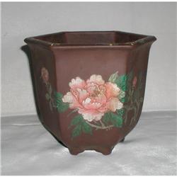 Old Chinese Yixing Bonsai Flower Pot #871683