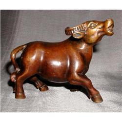 Vintage Chinese bronze buffalo status #871689
