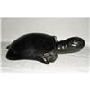 Image 1 : Old Cute Chinese Nephrite jade Turtle, Dark #871695