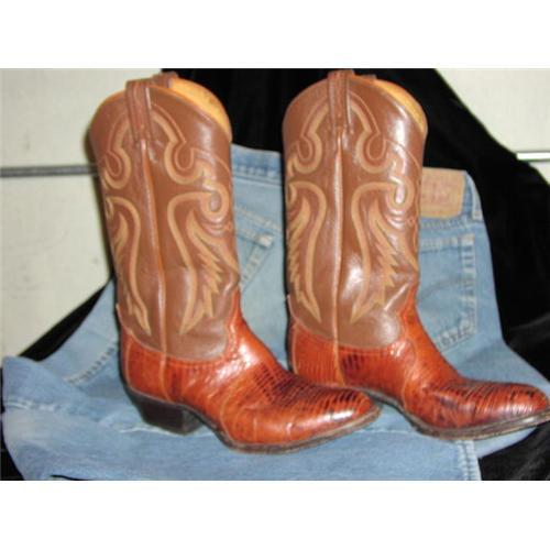 tony lama lizard skin boots