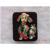 Image 1 : Multicolored Enamel Rhinestone Dog Brooch #871841