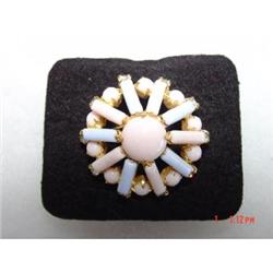 1950s Glass Rhinestone Brooch Pin #871933