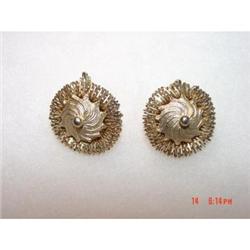 Art Deco 1930s  Coro Earrings Unusual #871962