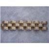 Image 1 : Gold Link 1960s  Bracelet Chunky!! #871982