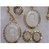 Image 1 : Whiting & Davis Glass Cameo set, necklace, #871997
