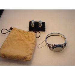 Whiting & Davis Hematite Bracelet, earrings and #871998