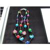 Image 1 :  OLYMPIA GIBSON Plastic Lucite Necklace AWSUM! #872099