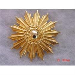 H. Pomerantz & Co Vintage Brooch gold 1880-1930 #872164