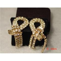 Chandelier 3 inch Clear Rhinestone Earrings #872173