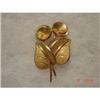 Image 1 : Art Deco Floralia Gold filled Brooch  #872199
