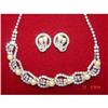 Image 1 : CINER Pearl Rhinestone set Necklace Earrings #872303