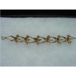 Sterling Filigree Portugal link  bracelet #872394