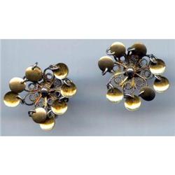 Scandinavia Solje Silver Screwback Earrings #872402